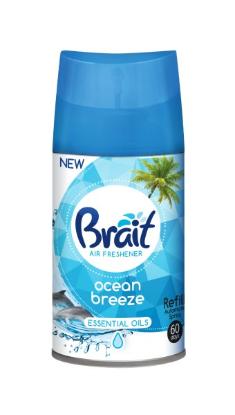 Prekės „Papildymas, pakeitimas oro gaivikliui 250ml Ocean Breeze Brait“ paveikslėlis