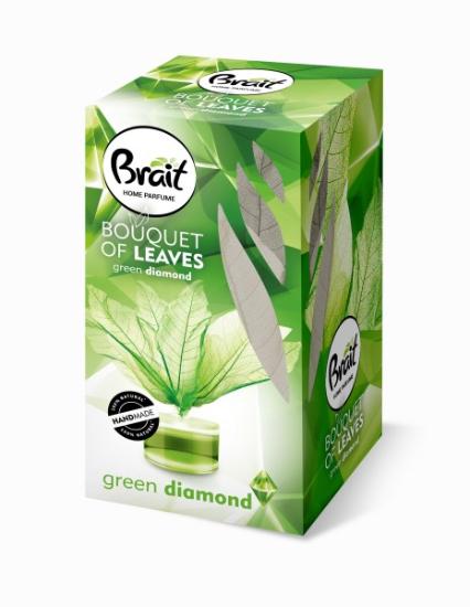 Prekės „Gaiviklis oro 50ml Leaf Green Diamond Brait“ paveikslėlis