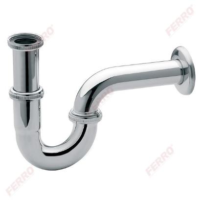 Prekės „Praustuvo sifonas S281 G1 1/4"x32 mm, vamzdinis, chromuotas“ paveikslėlis