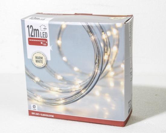 Prekės „Elektrinė girlianda LED juosta 12 m baltos spalvos“ paveikslėlis
