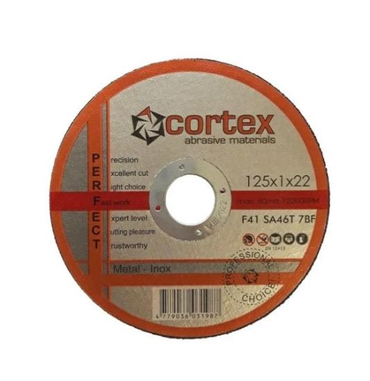 Prekės „Diskas pjovimui metalo 125 x 1 x 22,2 mm Inox Perfect Cortex“ paveikslėlis