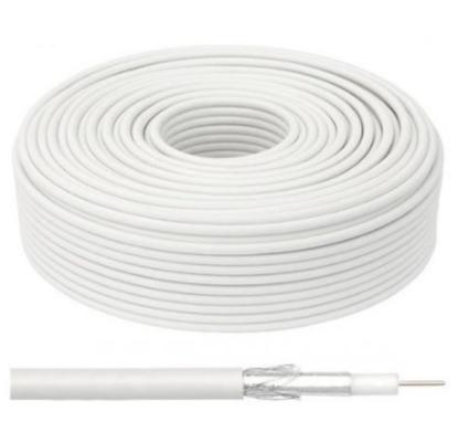Prekės „Kabelis TV RG-6U baltos spalvos Cabletech“ paveikslėlis