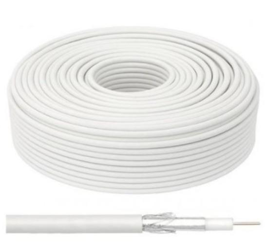 Prekės „Kabelis TV RG-6U baltos spalvos Cabletech“ paveikslėlis