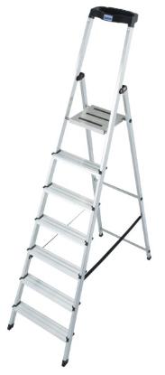 Prekės „Kopėčios aliuminės 7 pakopų 1,5 x 2,3 x 3,5 m Safety Krause 126351“ paveikslėlis