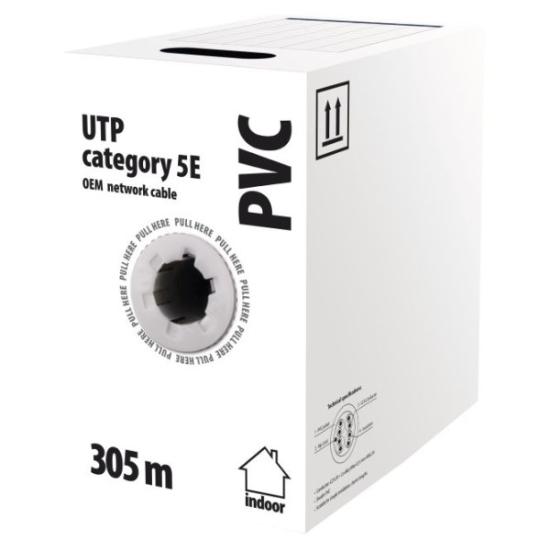 Prekės „Kabelis viengyslis varinis UTP CAT5e 4 x 2 x 0,5 mm“ paveikslėlis