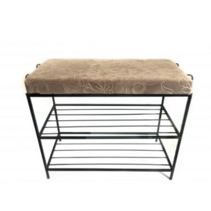 Prekės „Pufas - lentyna batams 10-969-1J 51 x 60 x 30 cm“ paveikslėlis