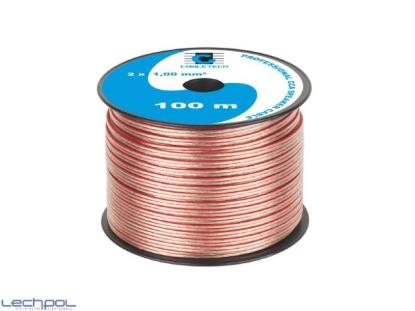 Prekės „Kabelis audio 2 x 1 mm 2 skaidrus CCA“ paveikslėlis