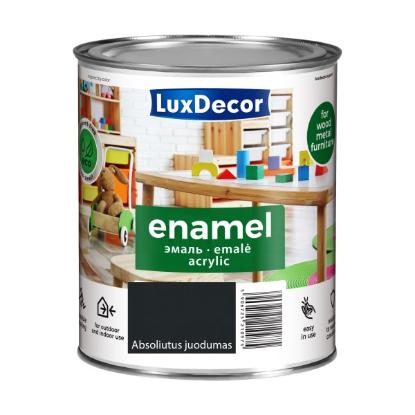 Prekės „Emalė akrilinė PRIMACOL 0,75 l matinė - absoliučiai juodas“ paveikslėlis