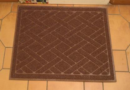 Prekės „Durų kilimėlis PRINT MAT 60 x 90 cm rudas“ paveikslėlis