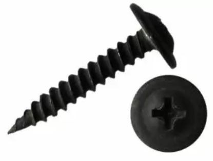 Prekės „Savisriegiai metalas/metalas 4,2x13 mm juodi 500 vnt T-Fix“ paveikslėlis