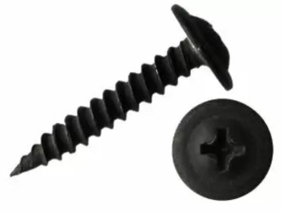 Prekės „Savisriegiai metalas/metalas 4,2x13 mm juodi 500 vnt T-Fix“ paveikslėlis