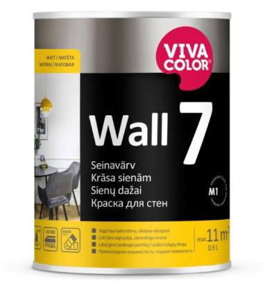 Prekės „Dažai matiniai VIVACOLOR WALL 7 C 0,9 l“ paveikslėlis