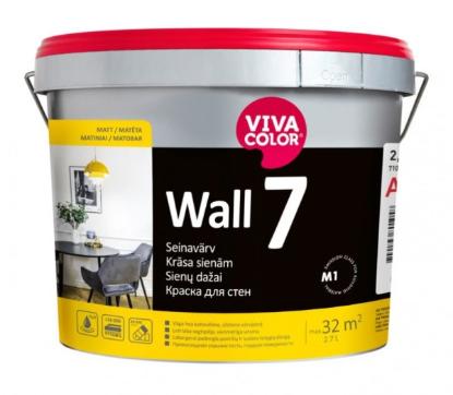 Prekės „Dažai matiniai VIVACOLOR WALL 7 C 2,7 l“ paveikslėlis