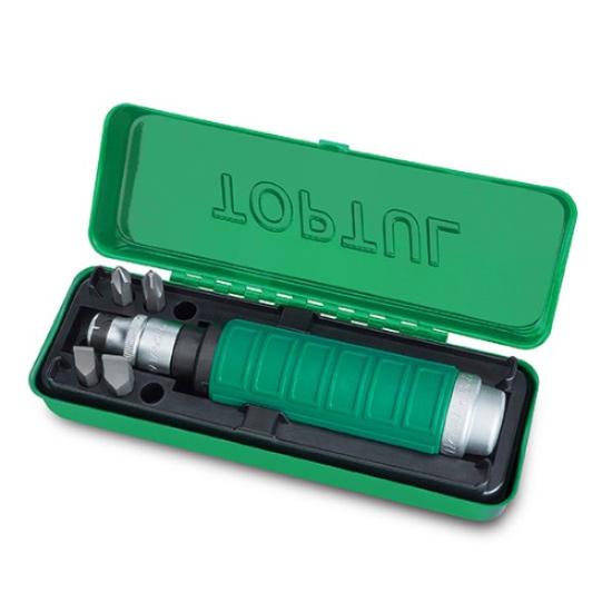 Prekės „Atsuktuvas smūginis su antgaliais 145 mm Toptul GAAD0602“ paveikslėlis