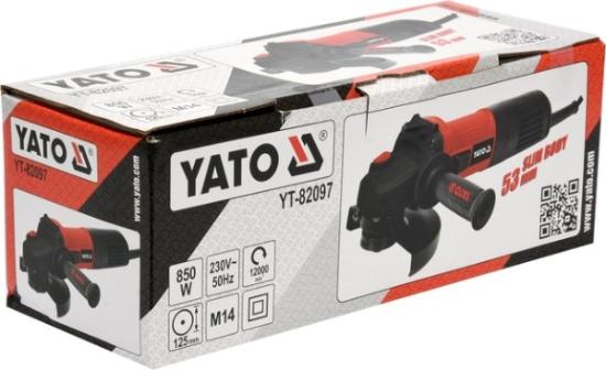 Prekės „Šlifuoklis kampinis 125 mm 850 W YT-82097 Yato“ paveikslėlis