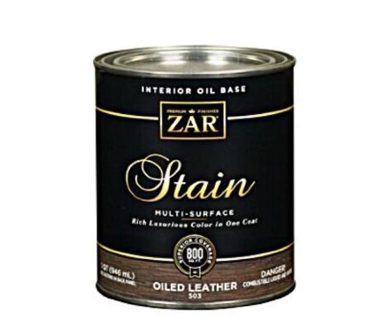 Prekės „Beicas medienai ZAR 503 pt Oiled Leather  946 ml“ paveikslėlis
