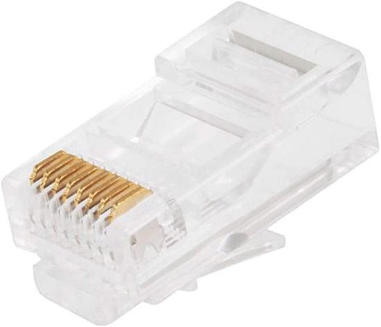Prekės „Kištukas be laido RJ45 8P8C CAT 6e kabeliui“ paveikslėlis