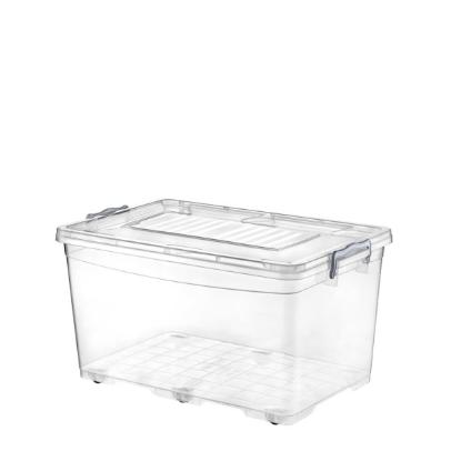 Prekės „Dėžutė maistinė plastikinė skaidri 50 l 33,7 x 62 x 40 cm Hobby life“ paveikslėlis