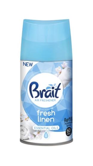 Prekės „Automatinio oro gaiviklio pakeitimas Brait Fresh Linen 250 ml“ paveikslėlis