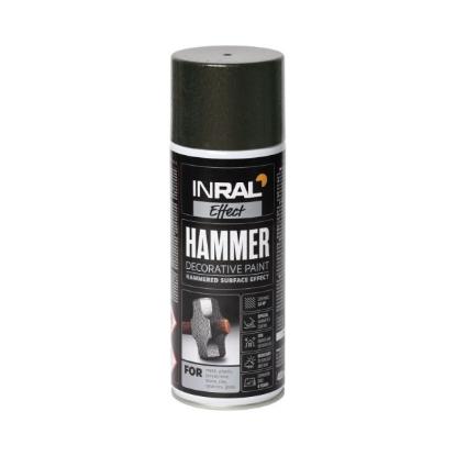 Prekės „Dažai aerozoliniai INRAL DECOR HAMMER antracito spalvos 400 ml“ paveikslėlis