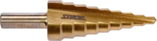 Prekės „Grąžtas metalui pakopinis 4 x 20 mm HSS Sthor“ paveikslėlis