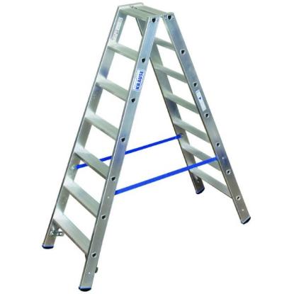 Prekės „Kopėčios aliuminės 2 x 7 pakopų 1,65 x 3,2 m Stabilo Krause 124753“ paveikslėlis