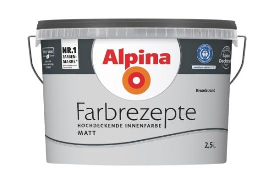Prekės „Dažai matiniai Alpina AP FARBR Kieselstrand 2,5 l“ paveikslėlis