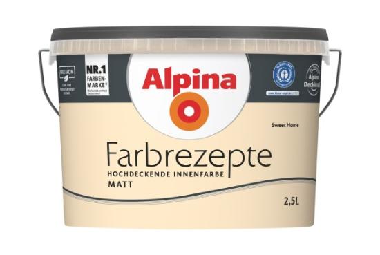 Prekės „Dažai matiniai Alpina AP FARBR Sweet Home 2,5 l“ paveikslėlis