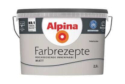 Prekės „Dažai matiniai Alpina AP FARBR Nebelzauber 2,5 l“ paveikslėlis