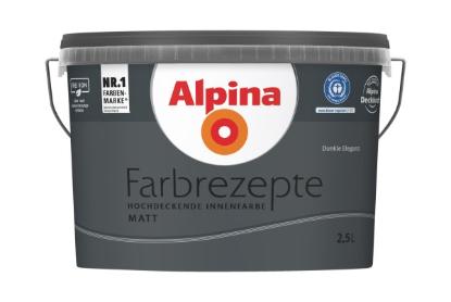 Prekės „Dažai matiniai Alpina AP FARBR Dunkle Eleganz 2,5 l“ paveikslėlis