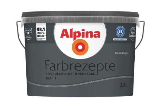 Prekės „Dažai matiniai Alpina AP FARBR Dunkle Eleganz 2,5 l“ paveikslėlis