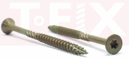 Prekės „Medsraigčiai lauko 4x70/40 mm 150 vnt Ruspert T-Fix“ paveikslėlis