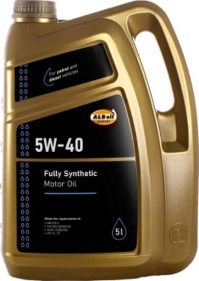 Prekės „Alyva pilnai sintetinė universali ALB 5W-40 5 l“ paveikslėlis