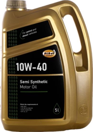Prekės „Alyva pusiau sintetinė universali ALB 10W-40 5 l“ paveikslėlis