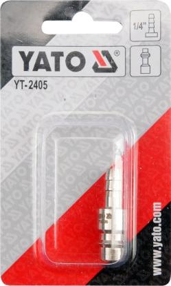 Prekės „Antgalis žarnai 6,3 mm 1/4"jungtis greita Yato“ paveikslėlis