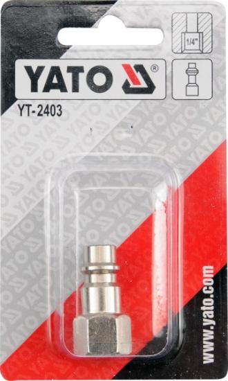 Prekės „Antgalis žarnai 6,3mm 1/4" vidinis sriegis Yato“ paveikslėlis