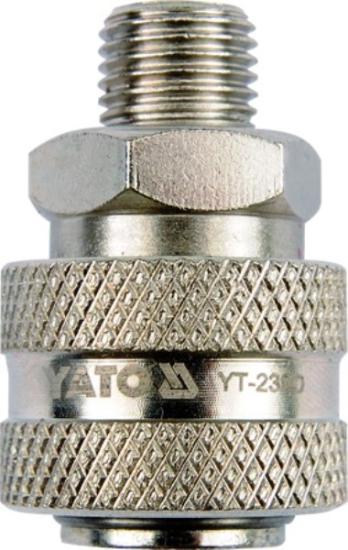Prekės „Antgalis žarnai 12,5 mm 1/2" išorinis sriegis Yato“ paveikslėlis