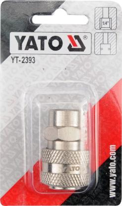 Prekės „Antgalis žarnai 6,3 mm 1/4" vidinis sriegis Yato“ paveikslėlis