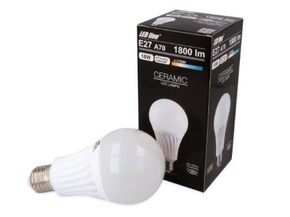 Prekės „Lempa LED E27 18W A70 2700K 1800lm LEDline“ paveikslėlis