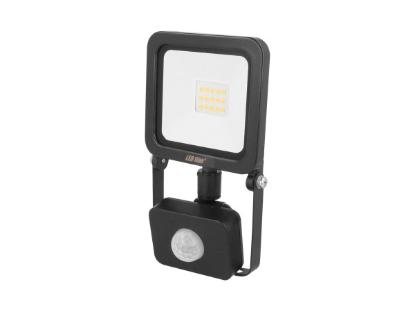 Prekės „LED prožektorius LEDline, su judesio davikliu, 10 W, IP65, 4000 K, 800 lm, juodos spalvos“ paveikslėlis