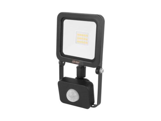 Prekės „LED prožektorius LEDline, su judesio davikliu, 10 W, IP65, 4000 K, 800 lm, juodos spalvos“ paveikslėlis