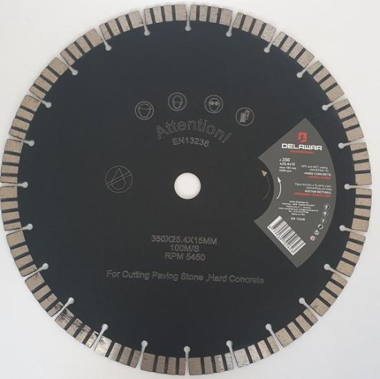 Prekės „Diskas deimantinis 350x3,2x25,4 mm Segment HOT DeLawar“ paveikslėlis