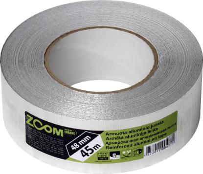 Prekės „Juosta lipni aliuminio armuota 48 mm / 45 m ZOOM“ paveikslėlis