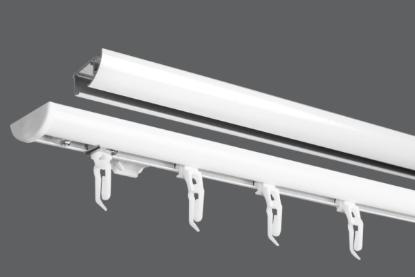 Prekės „Karnizas aliuminis DS 300 baltos spalvos 300 cm“ paveikslėlis