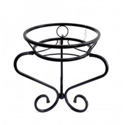 Prekės „Stovas gėlėms metalinis juodos spalvos 32 x 28 cm 10-0894J“ paveikslėlis