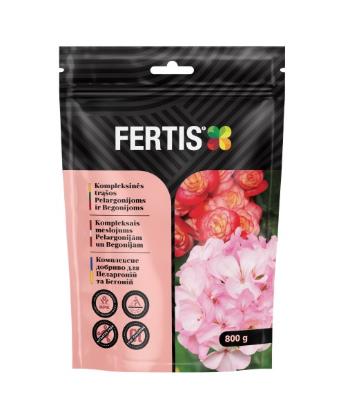 Prekės „Trąšos pelargonijoms/begonijoms 0,8kg Fertis“ paveikslėlis