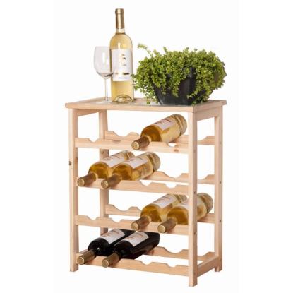 Prekės „Stovas vyno buteliams 16vnt 46 x 23 x 55 cm Edco“ paveikslėlis