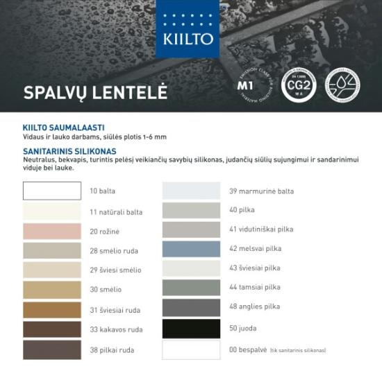 Prekės „Silikonas sanitarinis KESTOSIL 39 marmurinė balta 310ml“ paveikslėlis