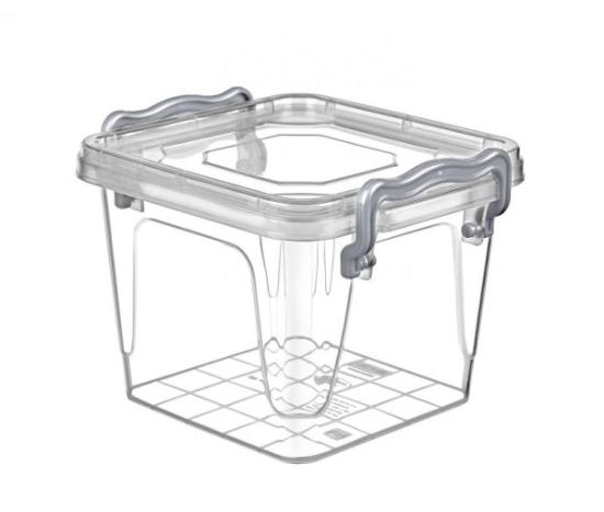 Prekės „Dėžutė skaidri 0,55 l 11,5 x 10,5 x 9 cm Hobby Life“ paveikslėlis