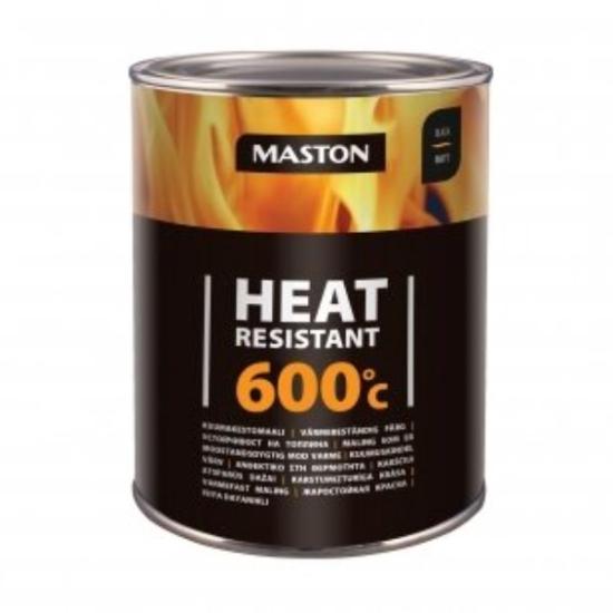 Prekės „Maston karščiui atsparūs dažai, Juoda, +600°?, 1 l“ paveikslėlis